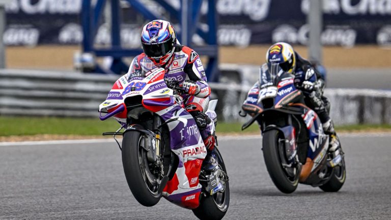 Jorge Martin in the lead, the French behind… Follow the Thai Grand Prix