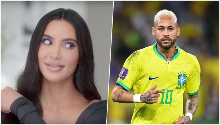 Kim Kardashian posts a photo of half-naked Neymar on Instagram!