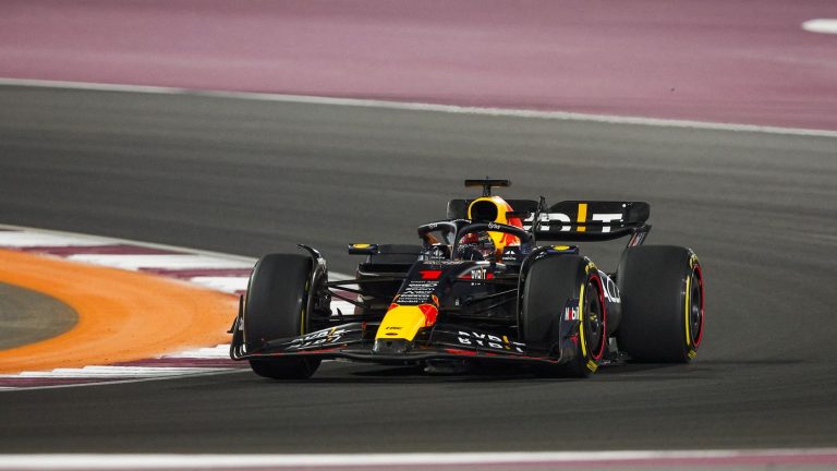 Max Verstappen celebrates his title with his 14th victory of the season at the Qatar Grand Prix