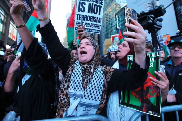 New York |  Thousands of demonstrators demand an end to “Israeli colonization”