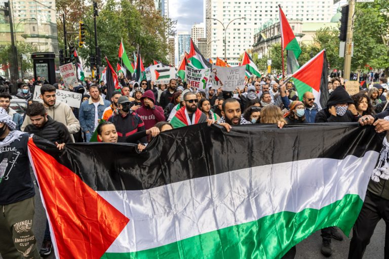 Pro-Palestine demonstration in Montreal |  “Shameful,” says Legault