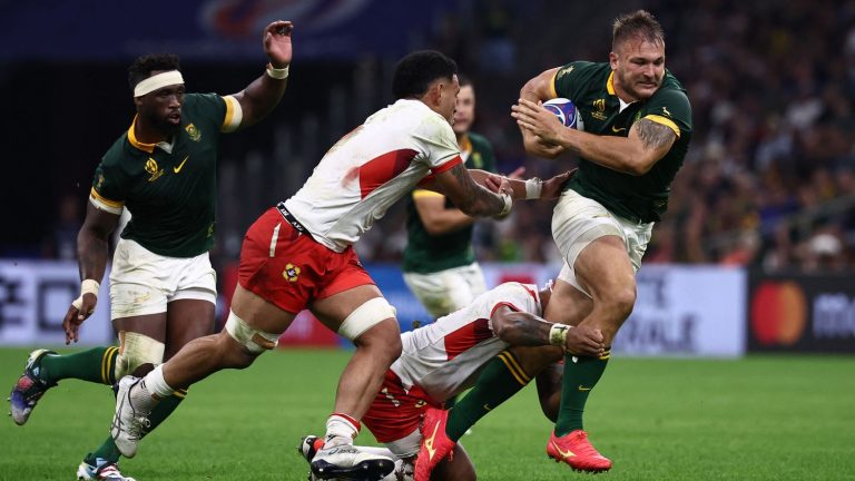 South Africa dominates Tonga and takes a big step towards the quarter-finals