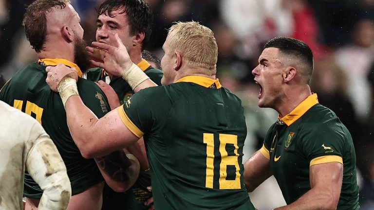 South Africa overthrow England two minutes from time to join the All Blacks in the final