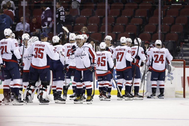 The Capitals come from behind and beat the Devils 6-4