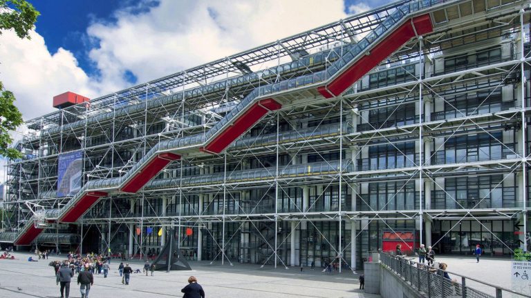 The Center Pompidou closed to the public on Monday due to a staff strike