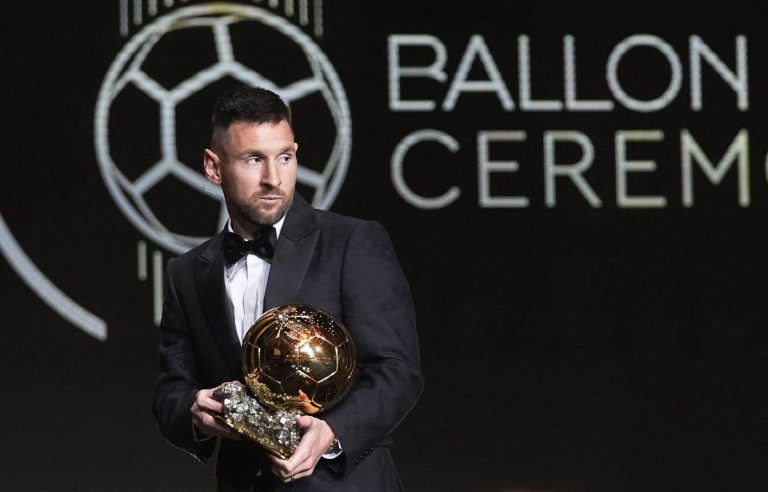 The Golden Ball awarded for an eighth time to Messi