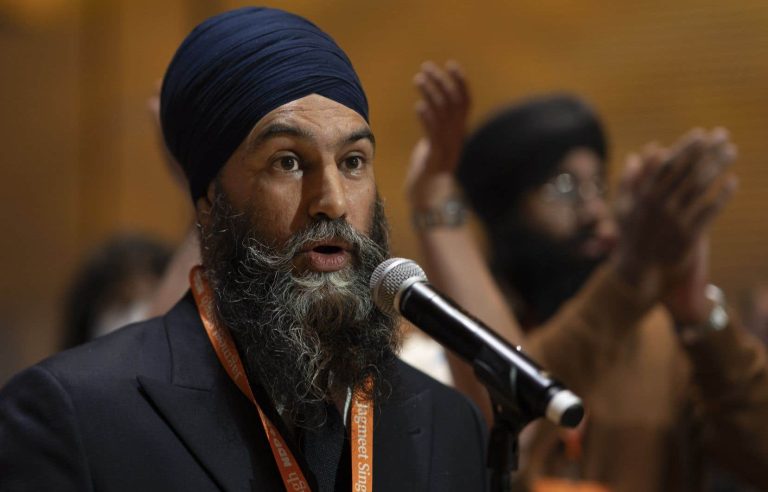 The NDP stands apart by calling for an end to the bombings in Gaza