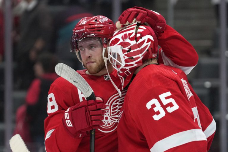 The Red Wings resist a Penguins comeback