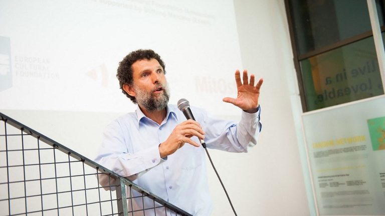 The Vaclav-Havel Prize of the Council of Europe awarded to the Turk Osman Kavala, opponent of the regime imprisoned since 2017