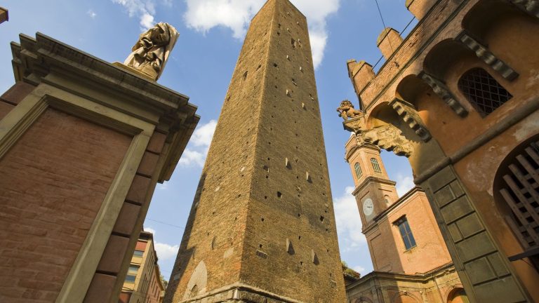 The city of Bologna worries about its leaning tower