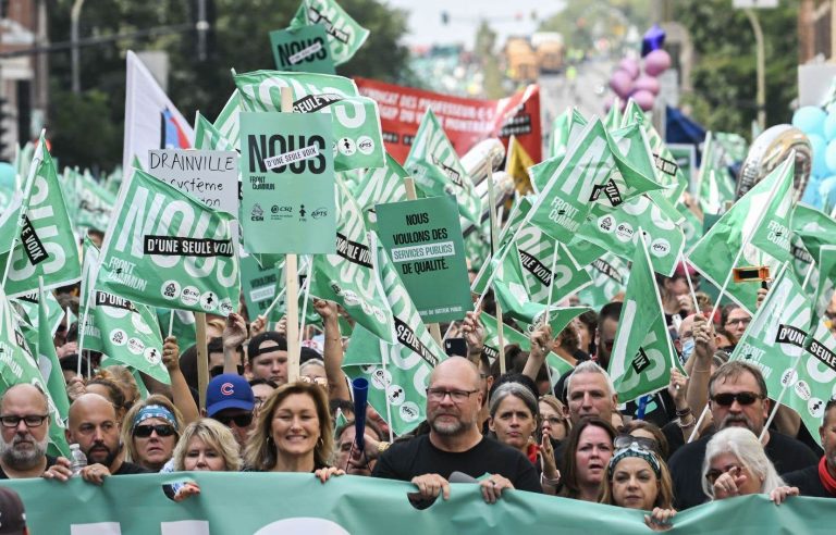 The common front of the public sector will be on strike on November 6