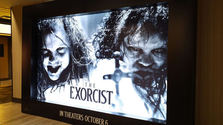 The sequel to the film “The Exorcist” tops the North American box office