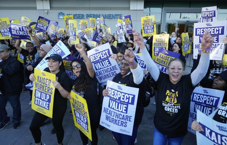 Three-day strike for more than 75,000 Kaiser caregivers in the United States