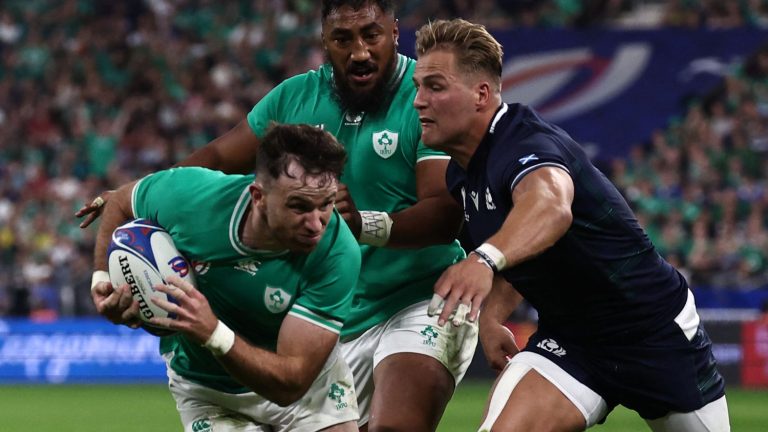 after Ireland’s big victory against Scotland, France will face South Africa in the quarter-finals