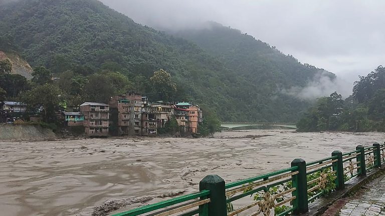 at least 23 soldiers missing in flash floods in Himalayas