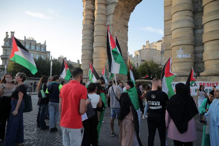 despite the ban, several pro-Palestinian demonstrators present in Paris this Thursday