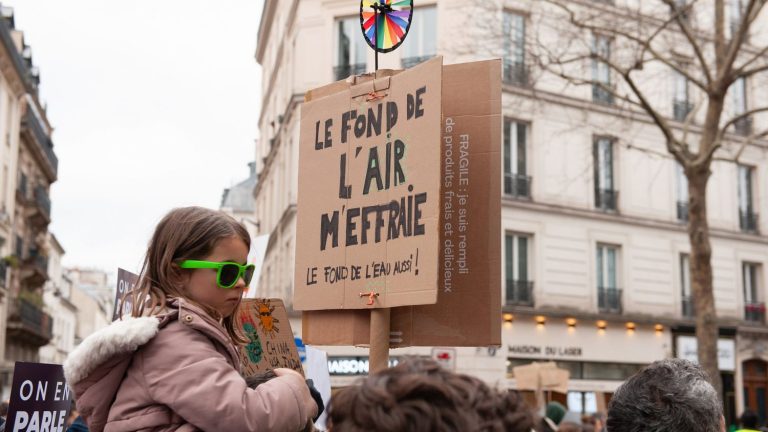 eight out of 10 French people say they are worried about climate change