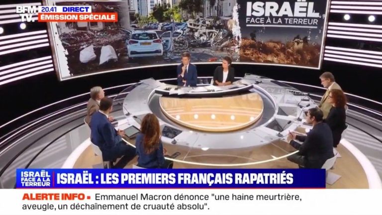 huge hiccup live on BFMTV