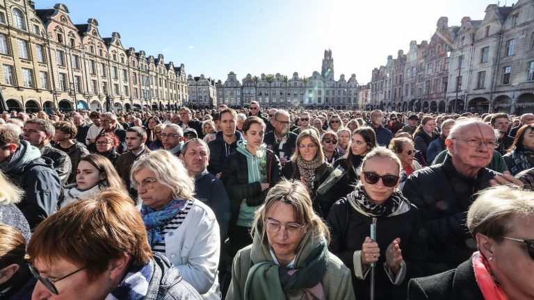 in Arras, the reflection of the inhabitants after the assassination of Dominique Bernard