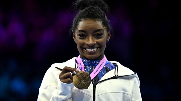 just back, Simone Biles reclaims her throne in the all-around