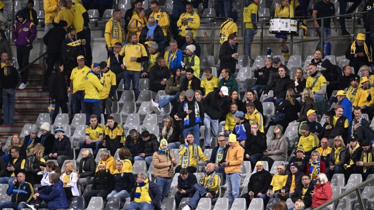 the Belgium-Sweden match stopped at half-time after a shooting in Brussels