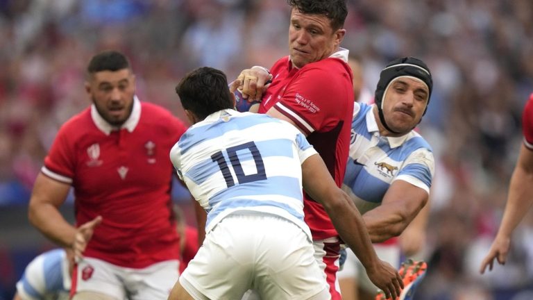 the Pumas take the lead in the first quarter-final of the Rugby World Cup