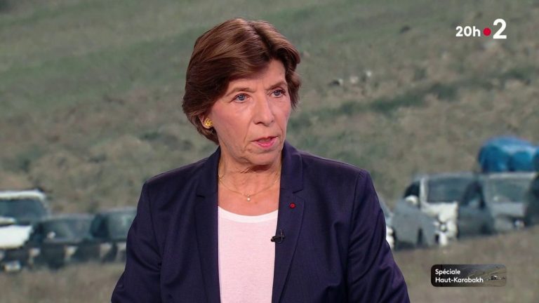 the situation on site “resembles” ethnic cleansing, says Catherine Colonna on France 2