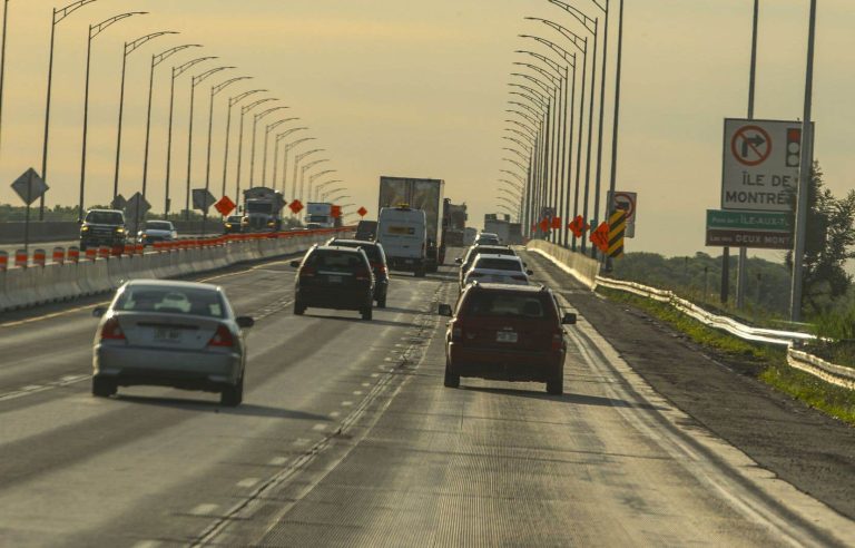 A crack on the Île-aux-Tourtes bridge complicates the lives of motorists