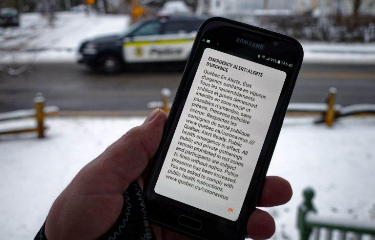 A test of the “On Alert” system will take place on Wednesday almost everywhere in Canada