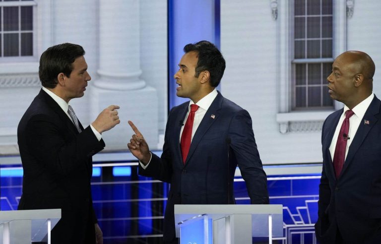 A third tense debate between candidates for the Republican nomination