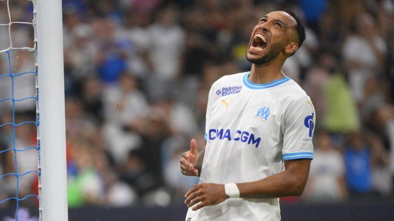 Aubameyang at OM, a star recruit still lacking in efficiency