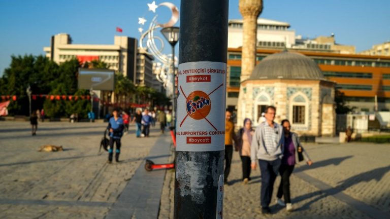 Calls to boycott Israeli products or their supporters in Turkey and Malaysia