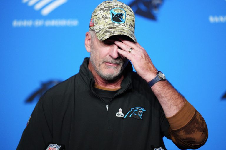 Carolina Panthers |  Head coach Frank Reich fired