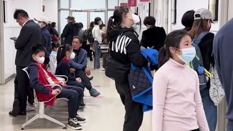 Chinese hospitals congested by an influx of young patients