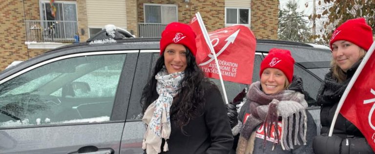 “Clearly, I won’t make it”: on strike, a teacher makes Doordash deliveries to try to make ends meet