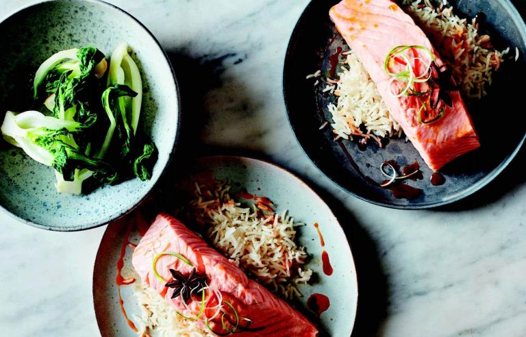 Dr. Stuart Farrimond’s Steamed Salmon Recipe