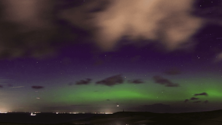 France lights up thanks to the Northern Lights