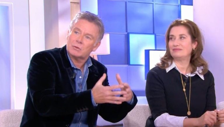 Franck Dubosc lets loose about Emmanuelle Devos live in “C à vous”