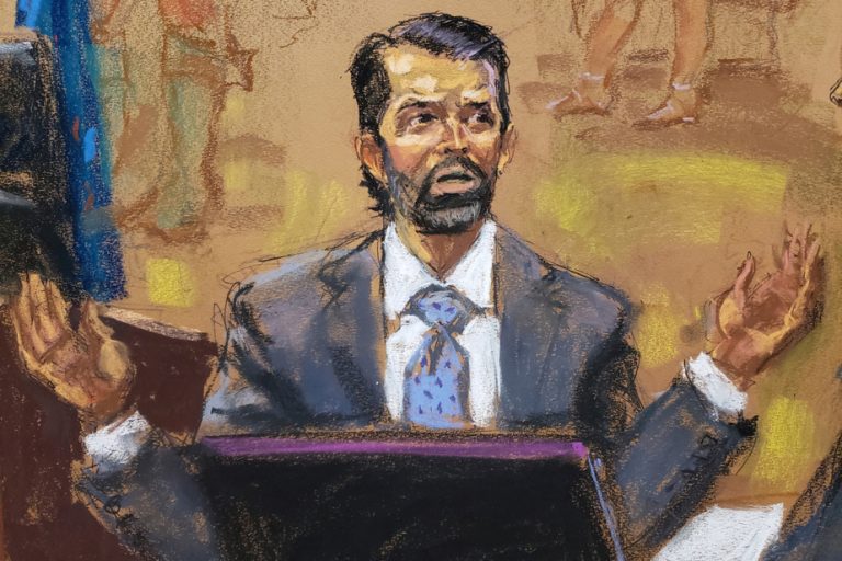 Fraud trial in New York |  Donald Trump Jr. praises his father’s qualities