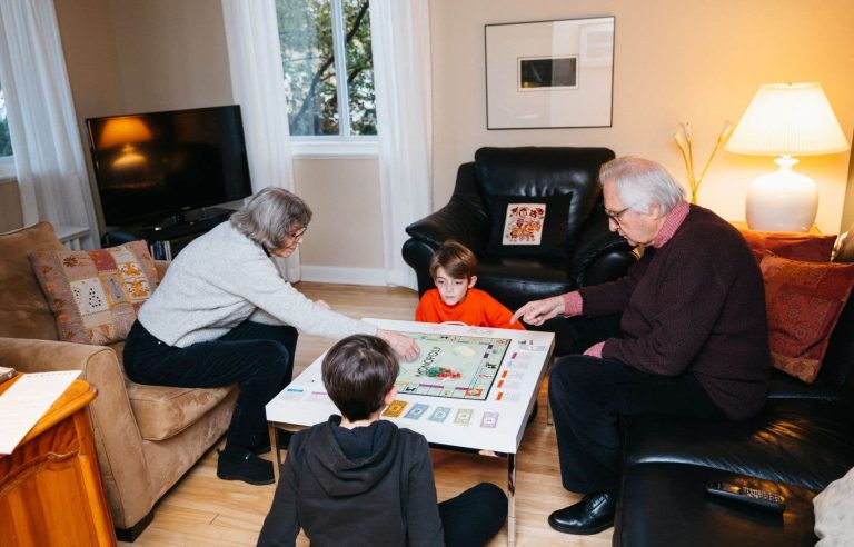 Grandparents called in for reinforcements during the strike