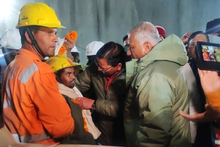 India |  The 41 workers trapped in a tunnel for 17 days have been rescued