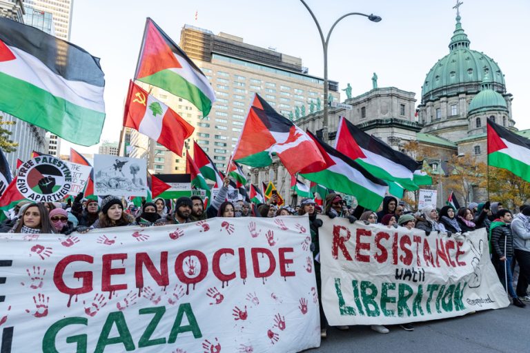 Israel and Hamas at war |  Thousands of demonstrators in Montreal demand a ceasefire