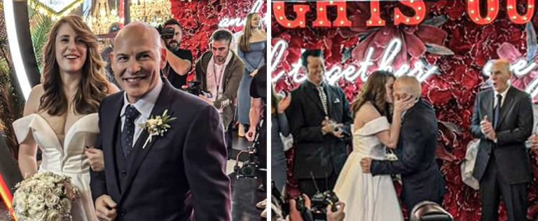 Jacques Villeneuve gets married in an F1 paddock in Las Vegas