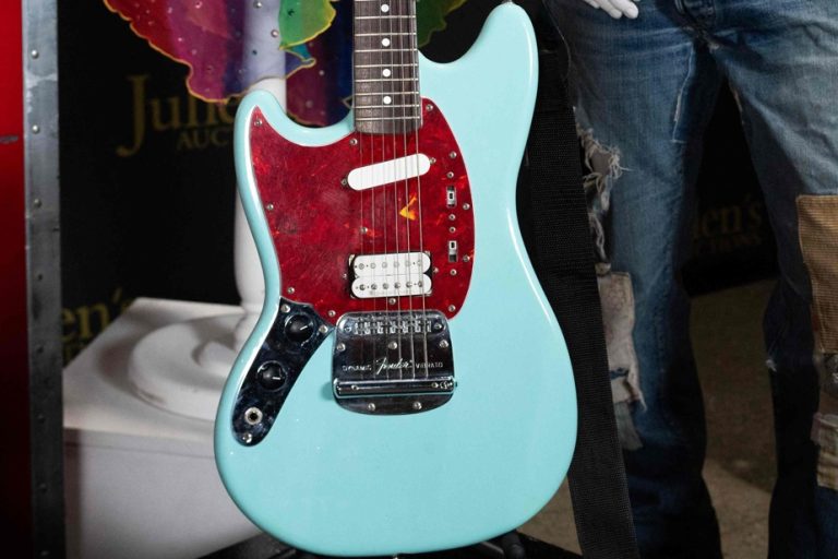 Kurt Cobain’s last guitar sold for more than $1.5 million