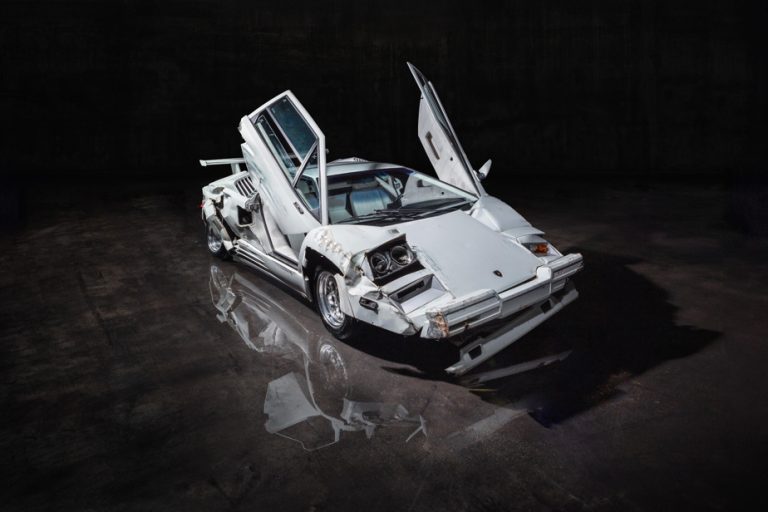 Lamborghini Countach |  The car destroyed in The Wolf of Wall Street put up for auction