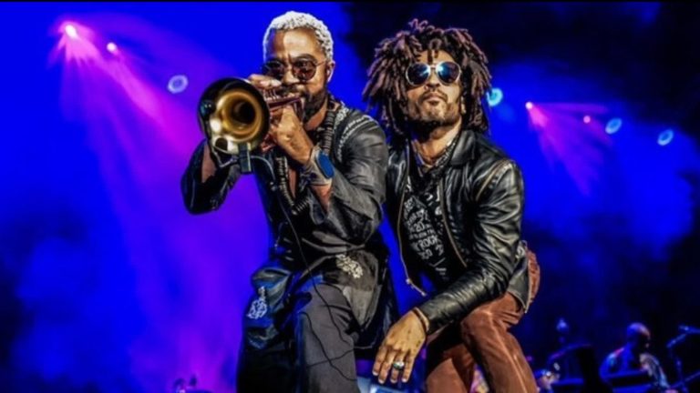 Ludovic Louis, famous trumpeter, accomplice of Lenny Kravitz, makes a moving return to his native land in Le Havre