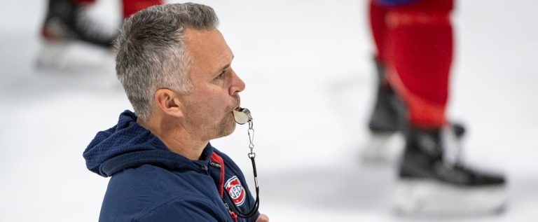 Martin St-Louis makes his players sweat