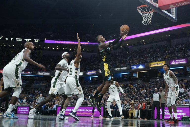 Mathurin and the Pacers beat the Bucks, 54 points for Antetokounmpo