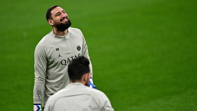 Milan fans give PSG goalkeeper Gianluigi Donnarumma a stormy reception