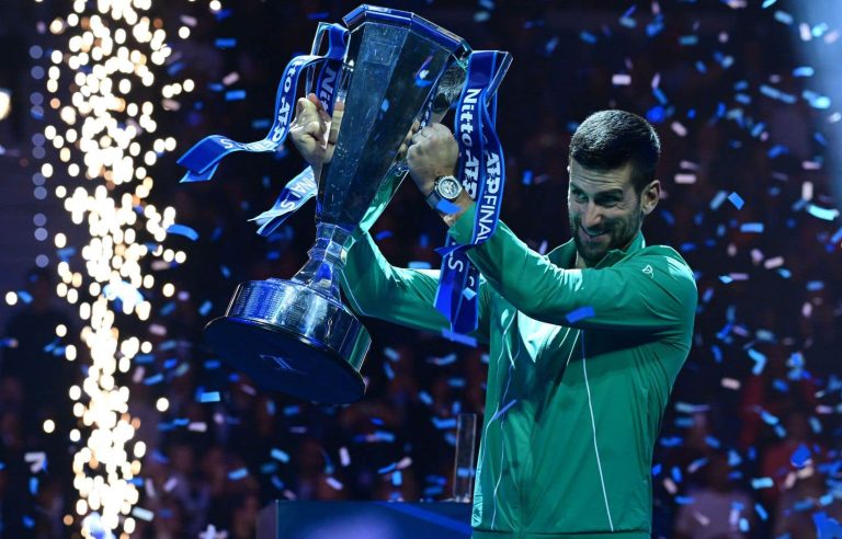 Novak Djokovic beats Jannik Sinner to win ATP Finals